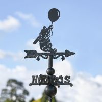 Mini Weathervane with Bear & Balloon Topper