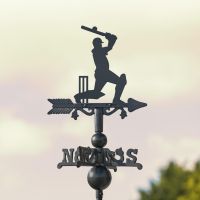 Mini Weathervane with Cricketer Motif 