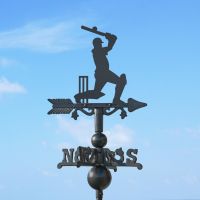 Cricketer on Mini Weathervane