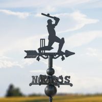 Cricketer on Miniature Weathervane 