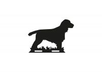 Close-Up of Cocker Spaniel Topper for Miniature Weathervane