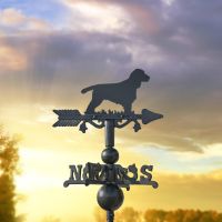 Miniature Weathervane with Cocker Spaniel Design 