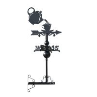 Mounted Teapot & Cup on Mini Weathervane