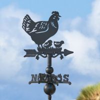 Miniature Weathervane with Hen & Chicks