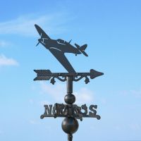 Hurricane Aircraft Miniature Weathervane