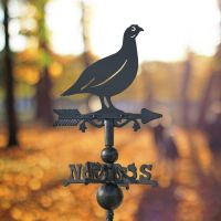 Miniature Weathervane with Red Grouse Topper