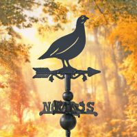 Miniature Weathervane with Red Grouse Motif