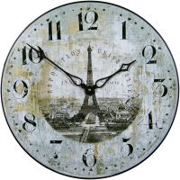 1889 Paris - Eiffel Tower" Wall Clock