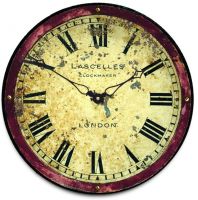 Rustic Effect Classic Clockmaker"s Wall Clock 