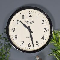 Cream Smiths Retro Wall Clock
