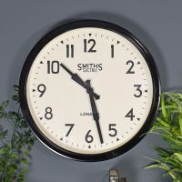 Cream Smiths Retro Wall Clock