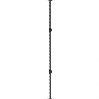 "Penton" Hammered Spindle with Double Eyelets 