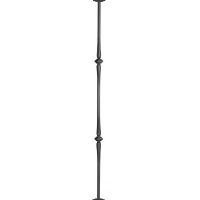 "Winchester" Tapered Stair Spindle with Diamond Motifs 
