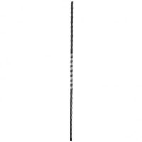 Hammered Stair Spindle with Single Twist 