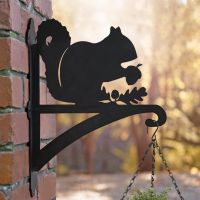 Squirrel Design on Basket Bracket 