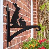 Rabbit Design on the Bracket on Wall