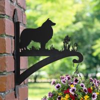 Rough Collie Dog Basket Bracket