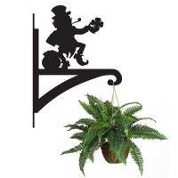 Irish Leprechaun Hanging Basket Bracket
