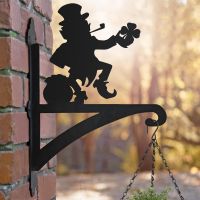 Lucky Leprechaun Hanging Basket Bracket