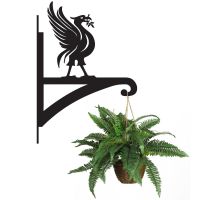 Liver Bird Hanging Basket Bracket Holding a Plant