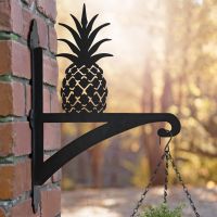 Pineapple Hanging Basket Bracket Outside