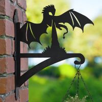 Fire Breathing Dragon Bracket on Wall 