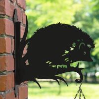 Hedgehog Hanging Basket Bracket with Planter