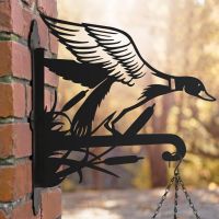 Mallard Hanging Basket Bracket at Sunset