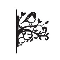  Robin Hanging Basket Bracket on white background