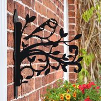 Hanging Basket Bracket with Blue Tit & Branches Design 