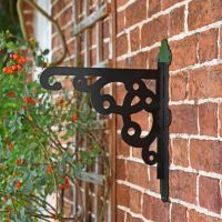 Ornate Hanging Basket Bracket in situ