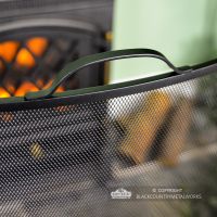 Close-up of the Carry Handle on the Top of the Fire Screen