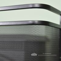 Black Railed Single Panel Fire Guard