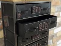 Close up of drawers open