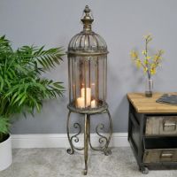 Vintage Lantern on Stand in Situ
