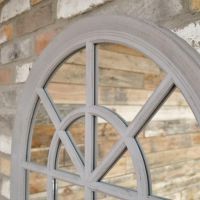 Close up of Rustic Grey Mirror 