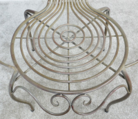 Close up of circle seat 