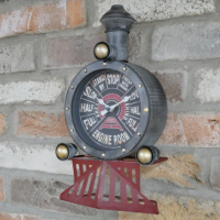 Traditional Locomotive Design Clock