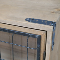 Close up of Metal & Wood Framework 