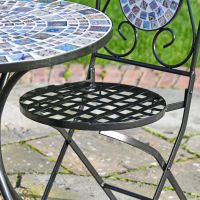 Close up of grid seat 