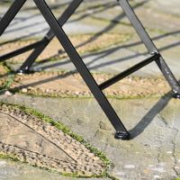 Close up of framework on chair 