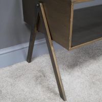 Close up of metal legs 