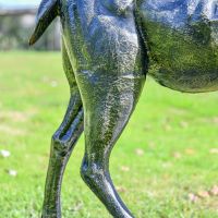 Rear end of Stag Sculpture 