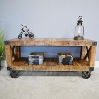 Industrial TV cabinet with Wheels