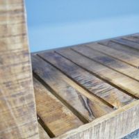 Close-Up of Wooden Panels