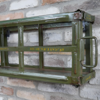 Close up of Military Gear Box Wall Unit
