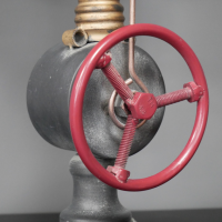 Close up of Gauge Wheel 