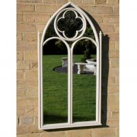 Gothic Garden Wall Mirror in Situ