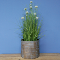 Antique Gold Indoor Planter