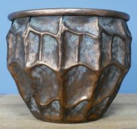 Antique Bronze Indoor Planter in Situ 